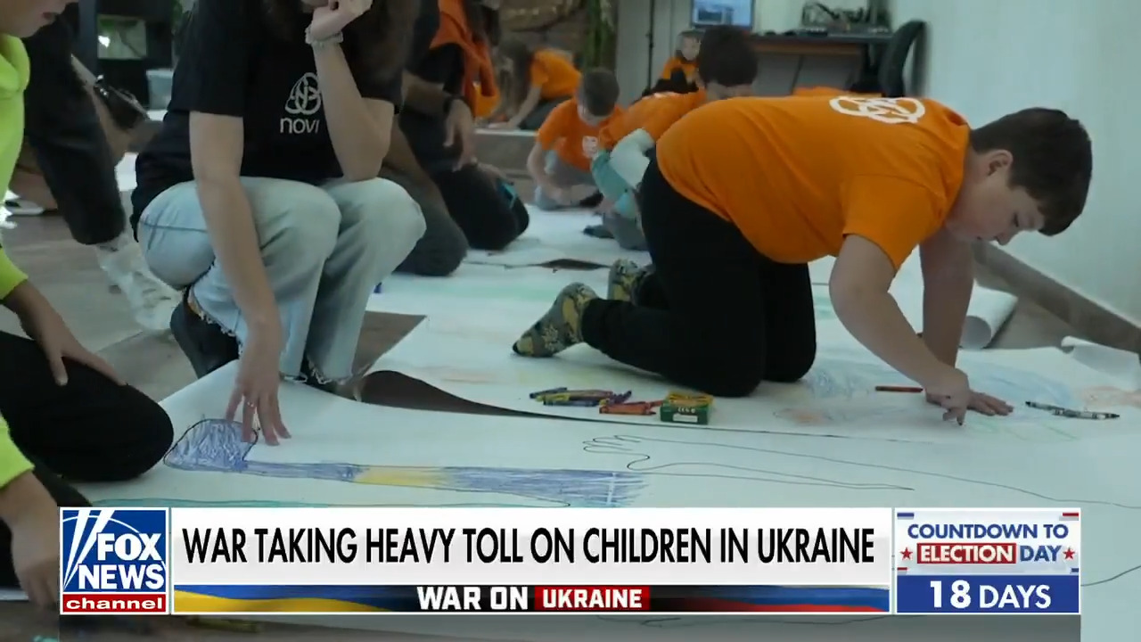 Two-thirds of children in Ukraine have fled homes since war began