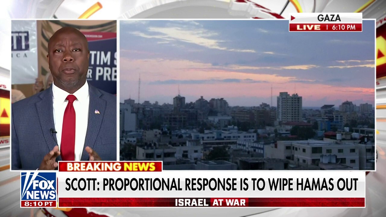 Hamas must 'cease to exist': Sen. Tim Scott