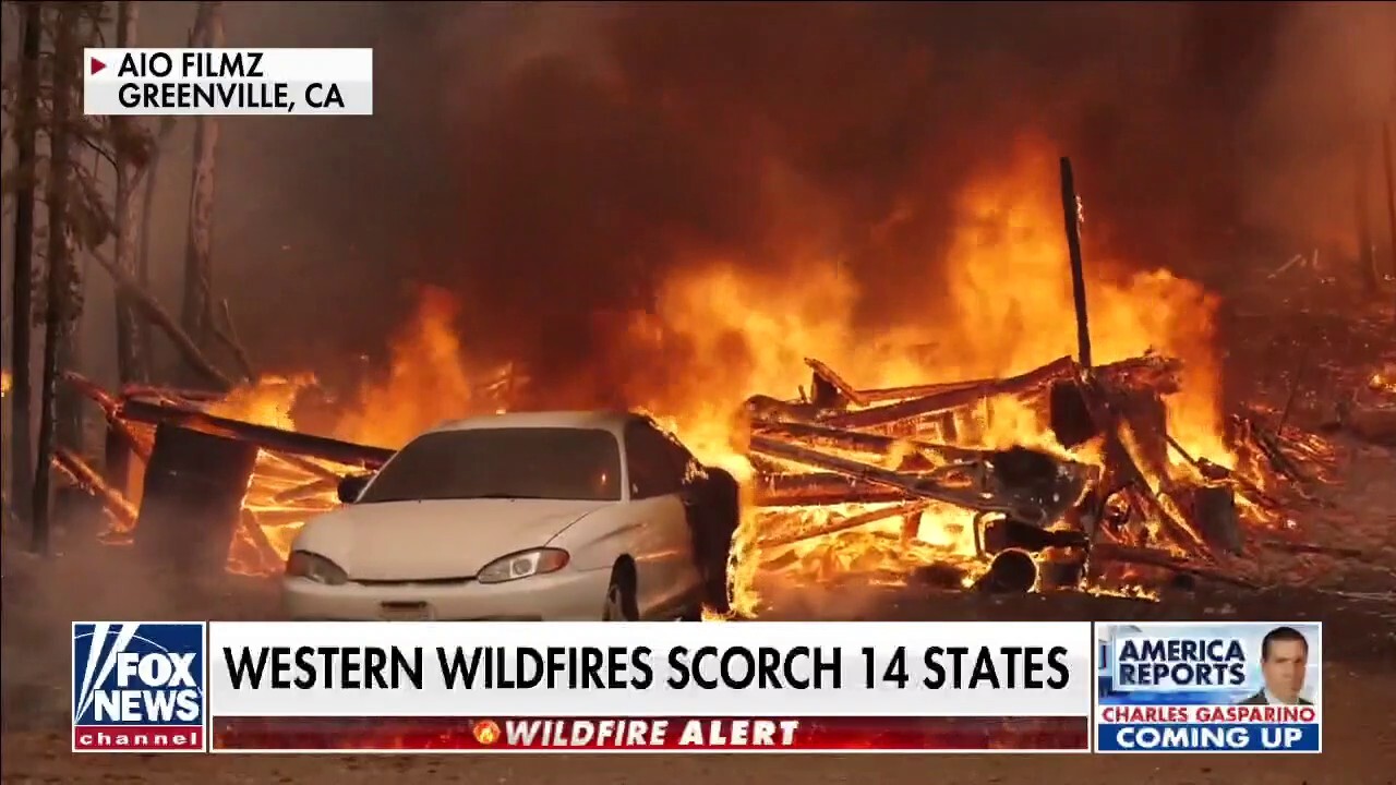 Firefighters prepare for sweltering weekend as wildfires scorch California, Oregon