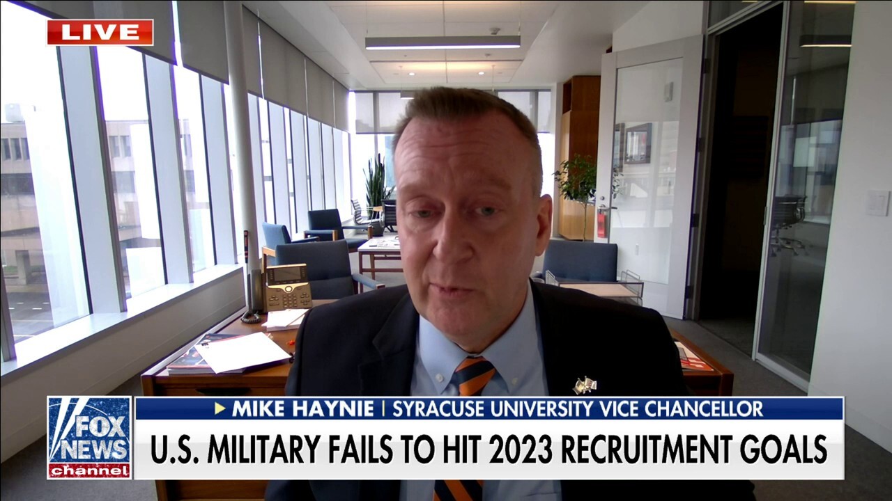 Mike Haynie on military recruitment concerns: 'It is a generational challenge'