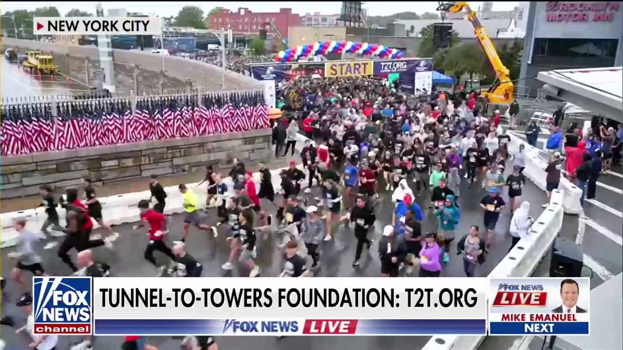 'Fantastic charity': Tunnel to Towers honors and remembers 9/11 sacrifices with 23rd annual 5K run