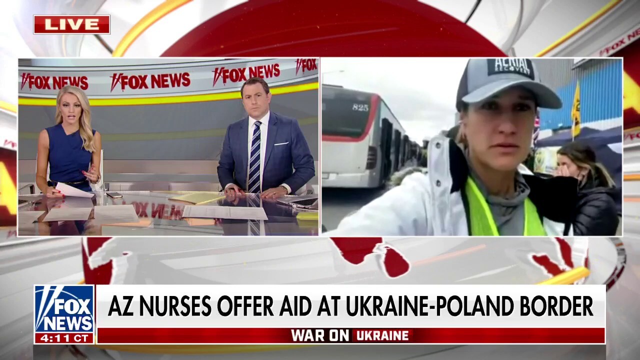 Arizona nurses offer aid at the Ukraine-Poland border amid refugee crisis