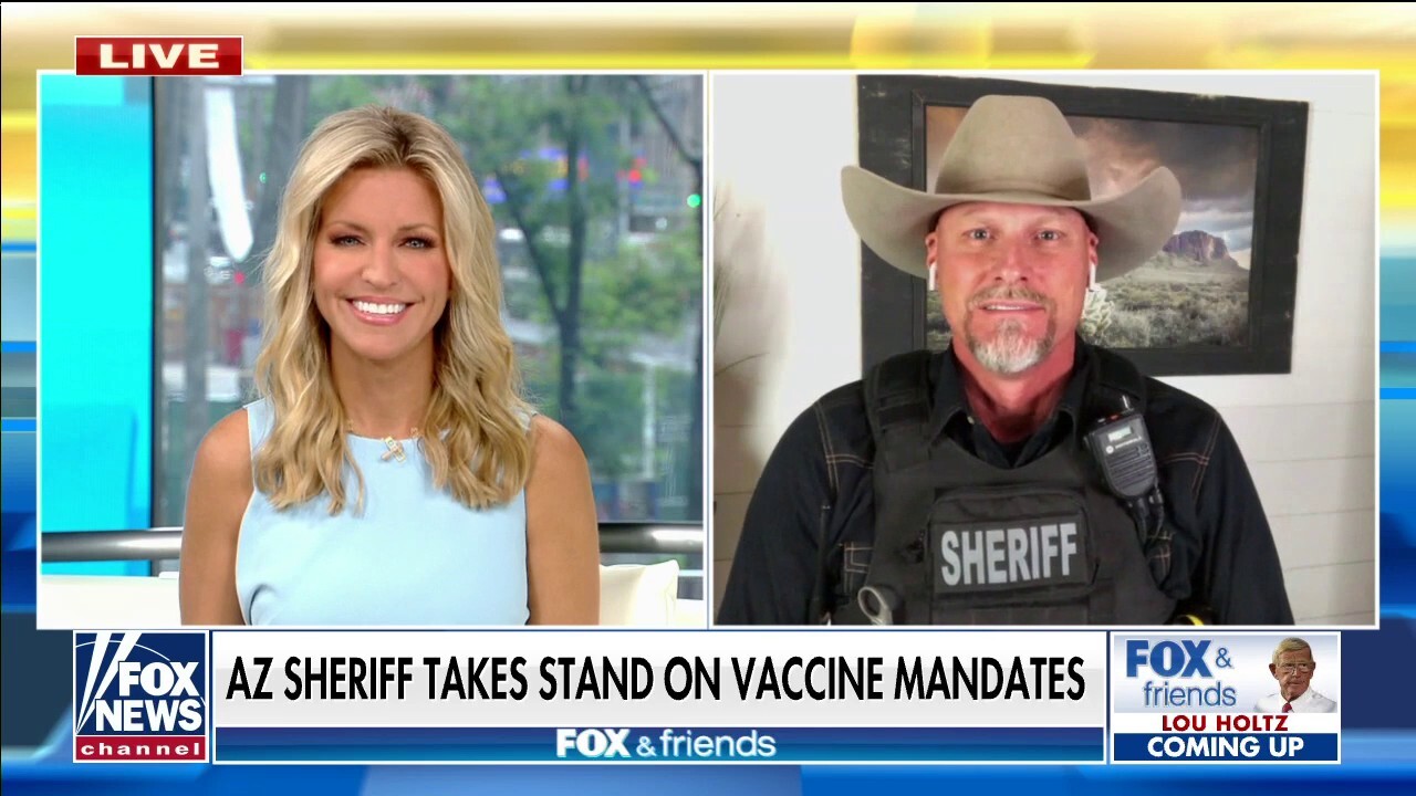 Arizona sheriff goes viral with vow not to mandate vaccines for his officers
