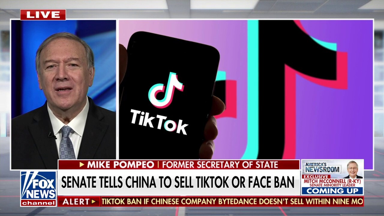 Fox News contributor Mike Pompeo joined 'America's Newsroom' to discuss why the TikTok legislation is 'common sense' and his take on Republicans urging Biden to revoke foreign protesters' visas. 