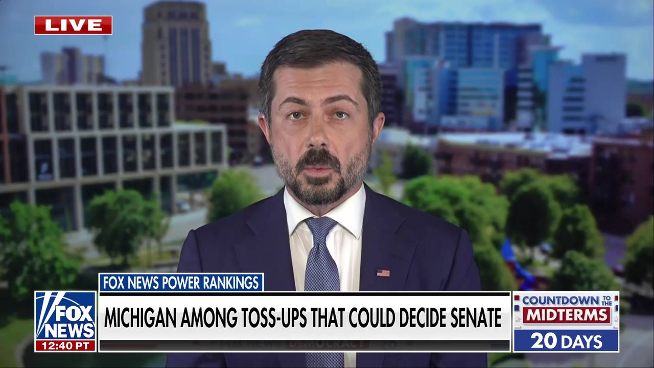 Buttigieg discusses tight Michigan Senate race between El-Sayed, Rogers