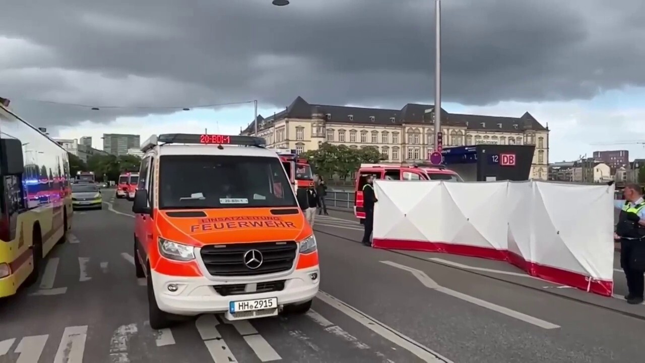 Основна полицейска операция, след като намушква Spree на германската гара, жената арестува 