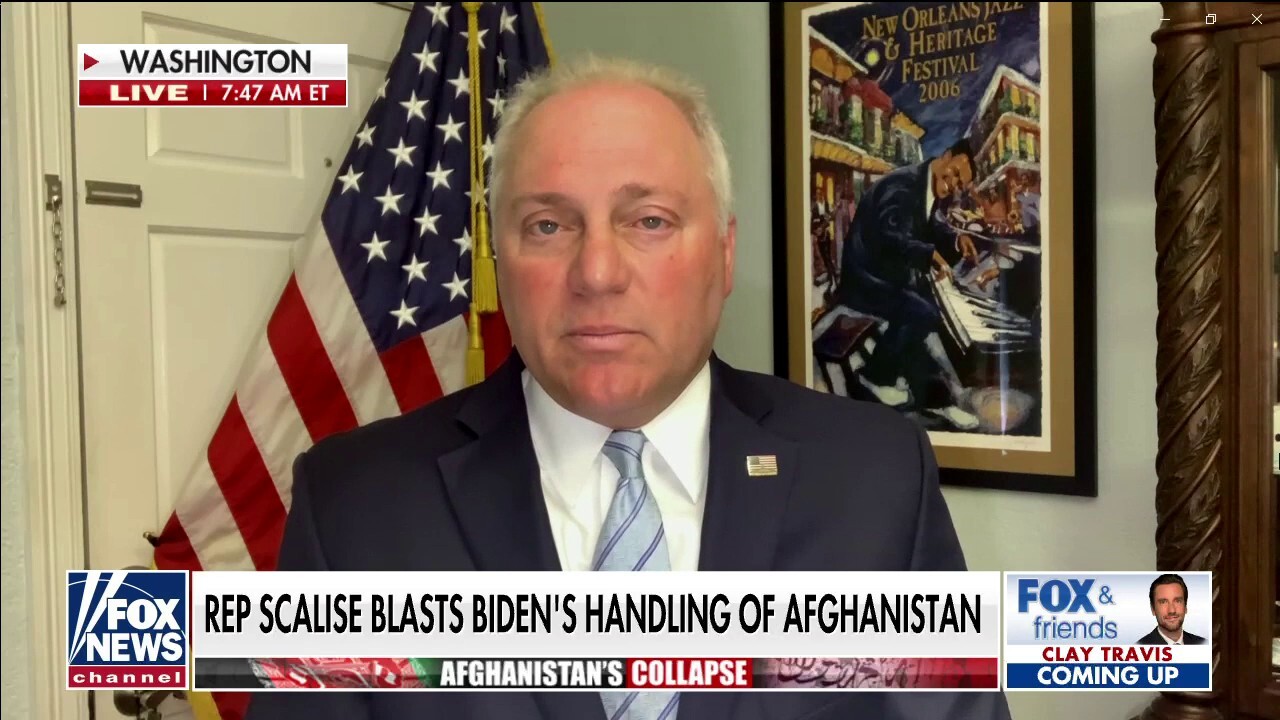 Rep. Scalise: Biden was ‘wasting time’ on spending bill amid Afghanistan evacuation