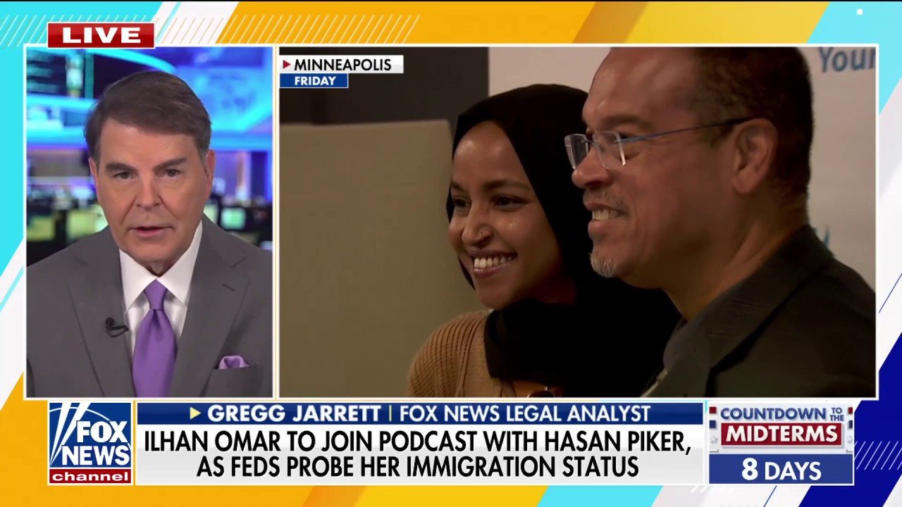 Ilhan Omar is in 'serious trouble,' Gregg Jarrett says