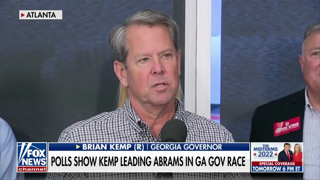 Kemp makes final pitch on economy in Georgia gubernatorial race