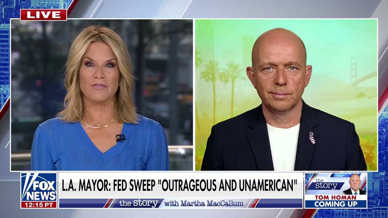 Newsom and Bass can 'look in the mirror' for the reason for ICE's presence, says Calif. gubernatorial candidate