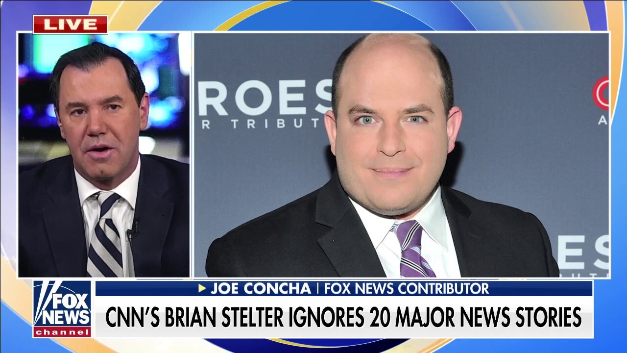 Joe Concha slams CNN's Brian Stelter for 'engaging in the bias of omission' by ignoring the fact Steele dossier was debunked