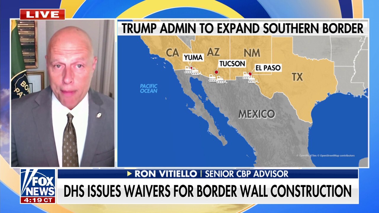 Trump admin expanding border wall construction amid crackdown on illegal immigration