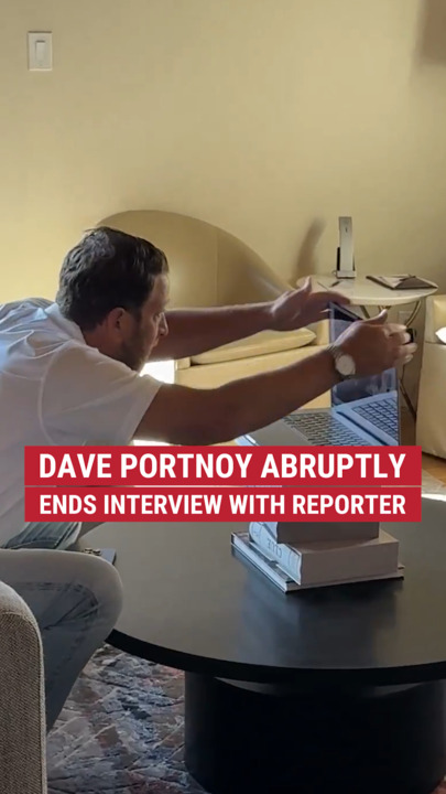 Dave Portnoy abruptly ends interrogation  with newsman  aft  heated back-and-forth