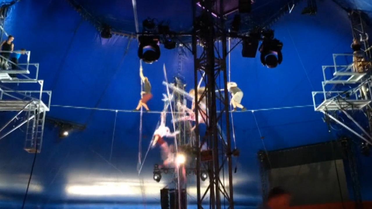 Footage released from 2017 high wire circus accident involving the famous Wallenda family