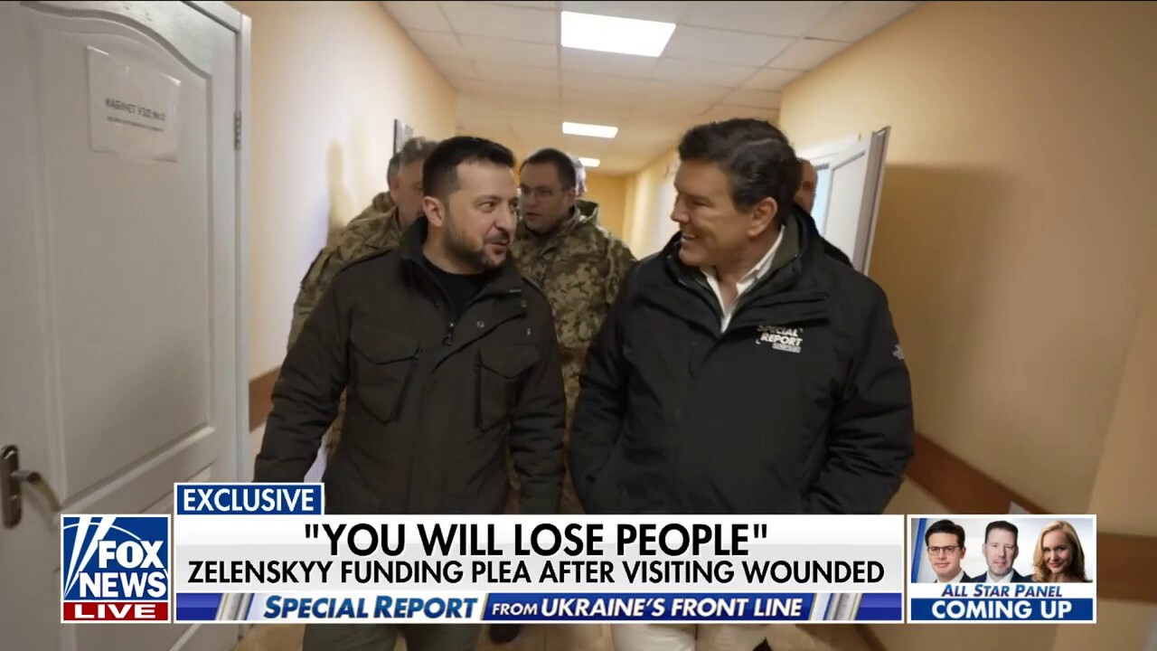 Bret Baier sits down with Volodymyr Zelenskyy near Ukraine's front line