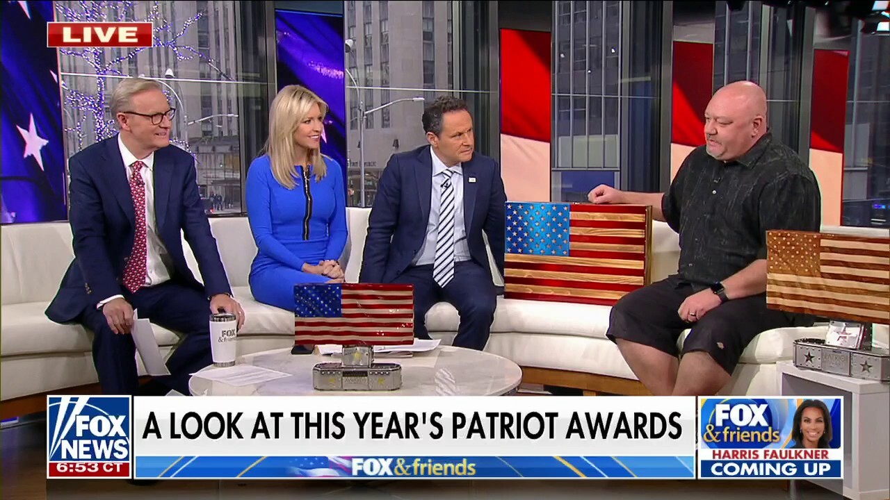 Wisconsin company creates handcrafted awards for Fox Nation's Patriot