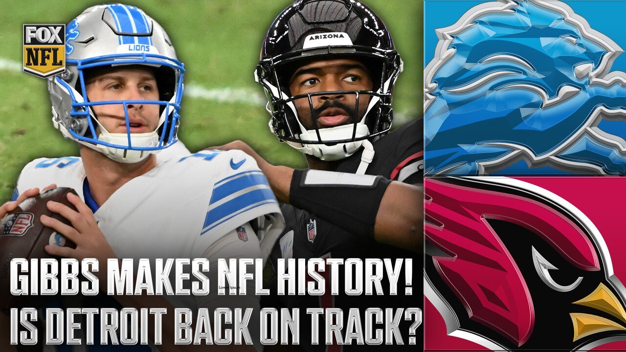 Jahmyr Gibbs makes NFL HISTORY as Lions dominate Cardinals to improve to 3-2