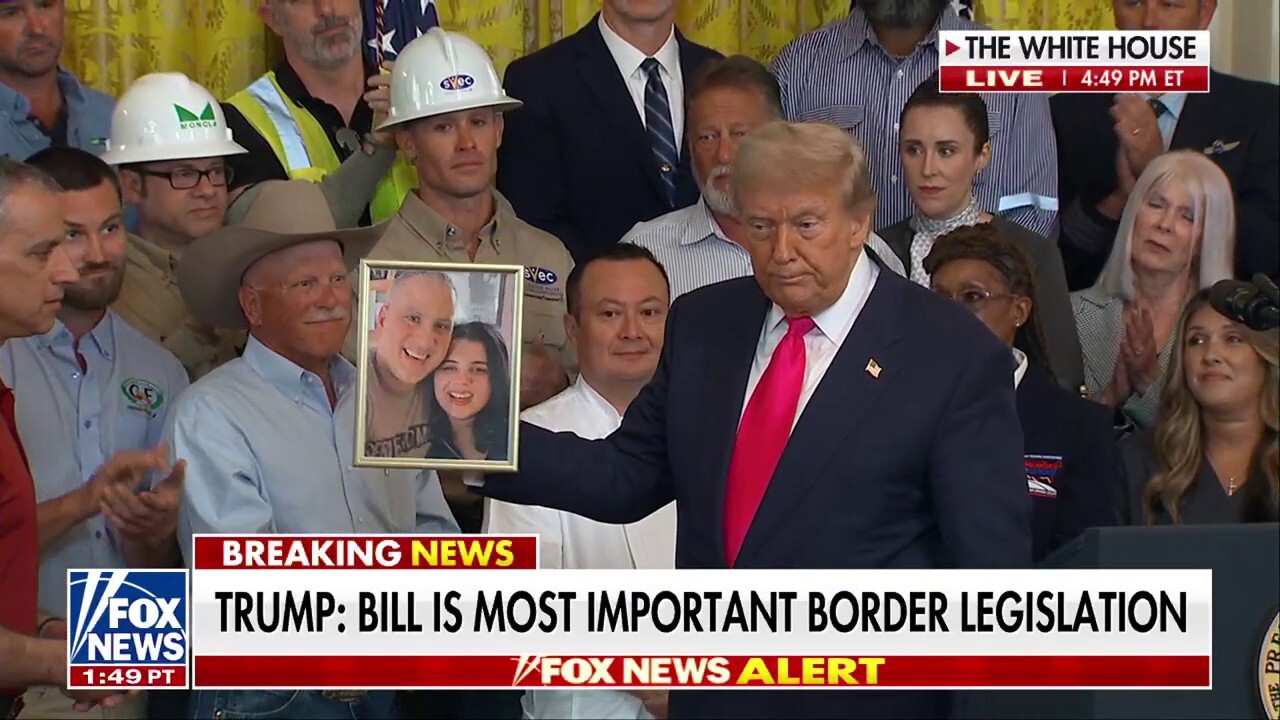 Trump spotlights parents who have lost kids as result of open borders during 'big, beautiful bill' event