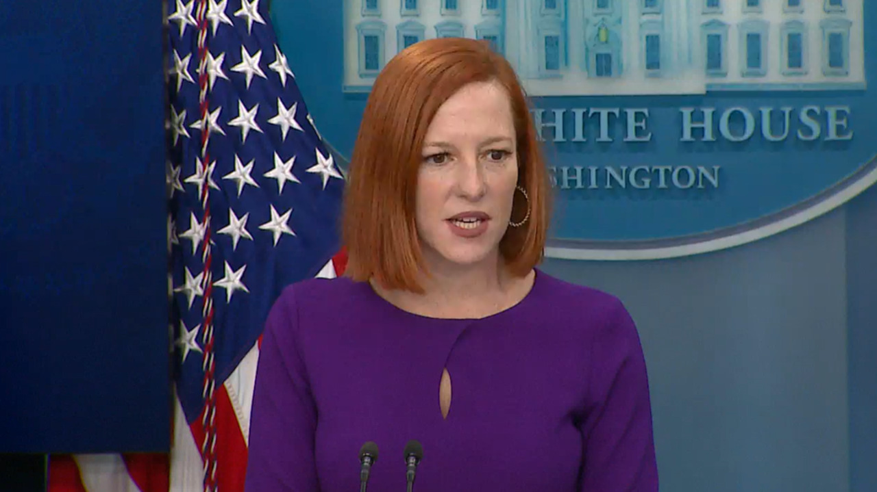 Press Secretary Jen Psaki Holds Daily Press Briefing At White House ...