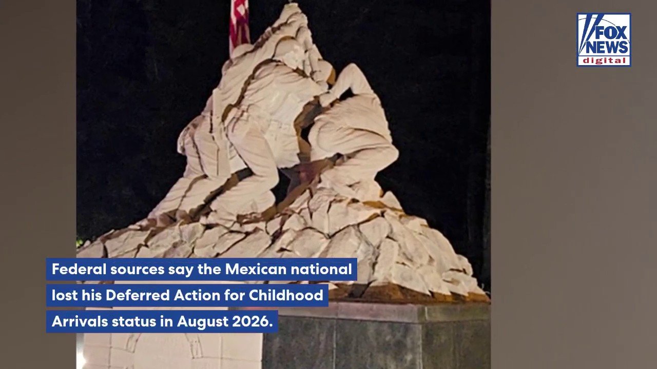 Mexican illegal immigrant accused of beheading Marine figure on Iwo Jima monument near Quantico