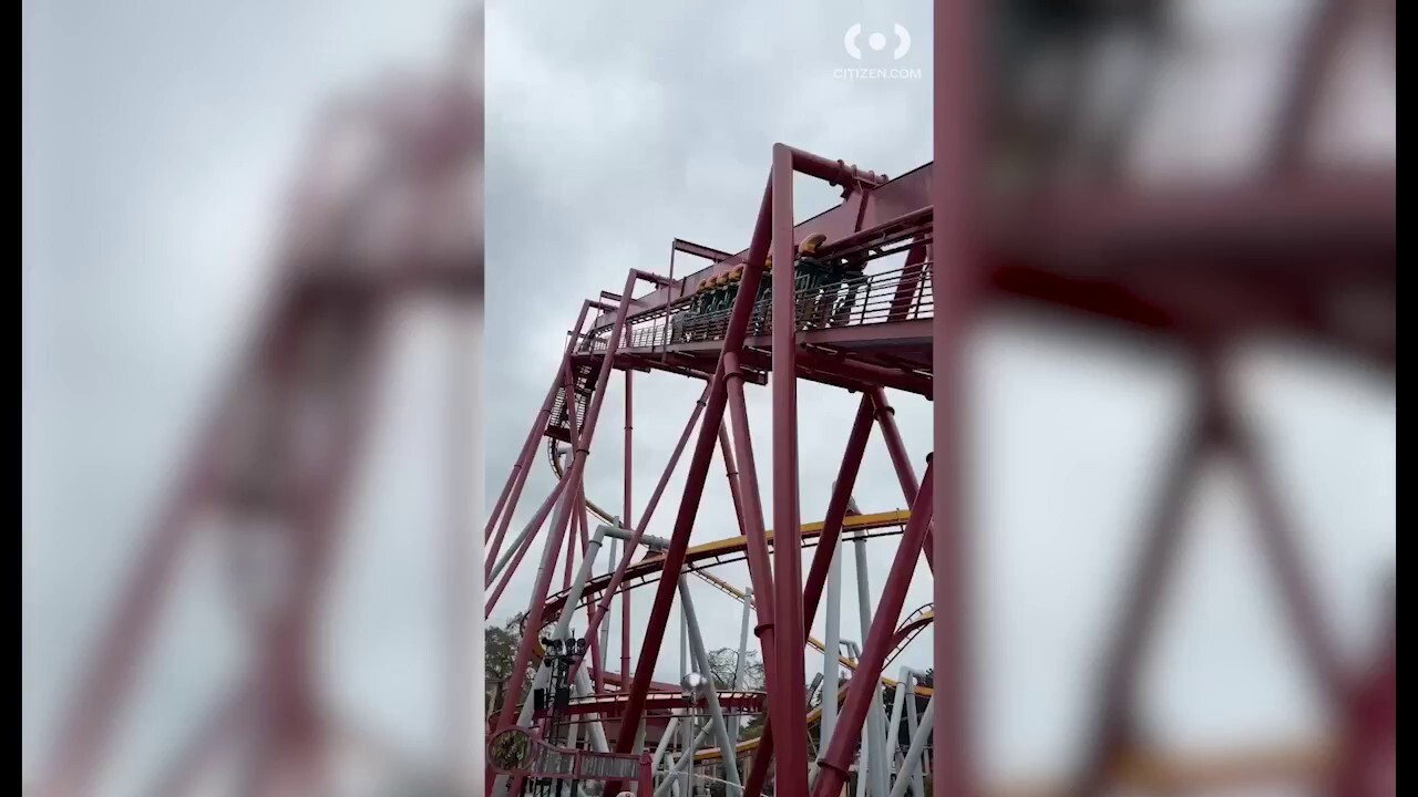 California amusement park evacuates rollercoaster after passenger didn't want to be on ride