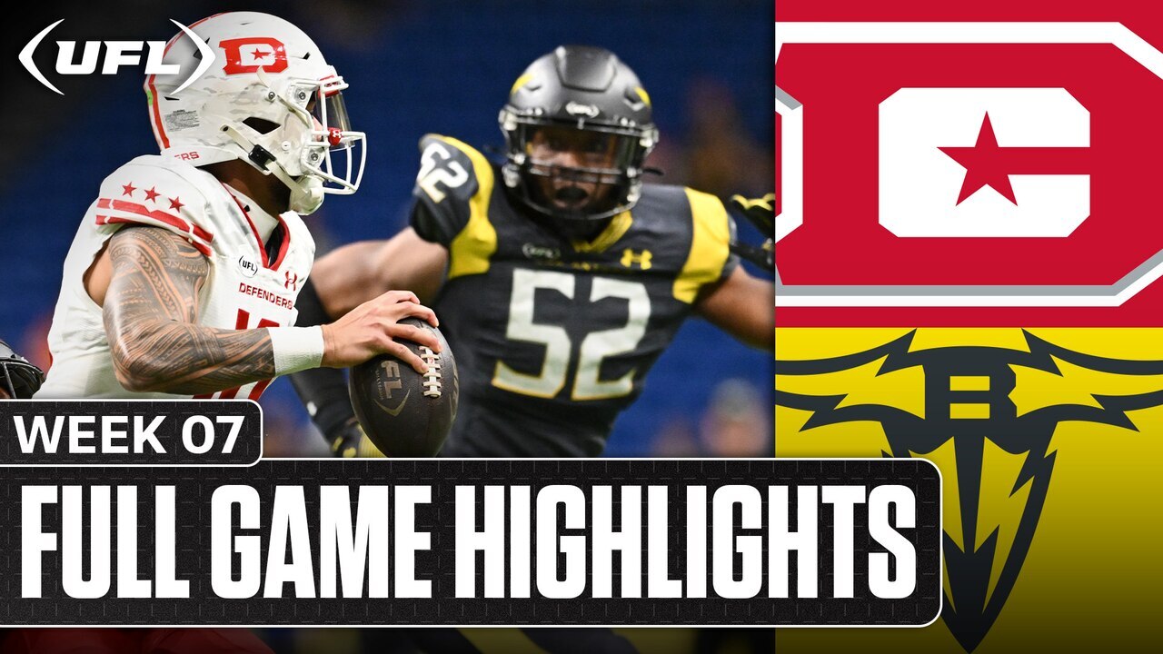 DC Defenders vs. San Antonio Brahmas Highlights | United Football League