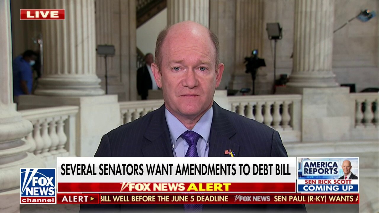 Sen. Chris Coons calls on Senate to pass debt bill as-is: No time to amend it