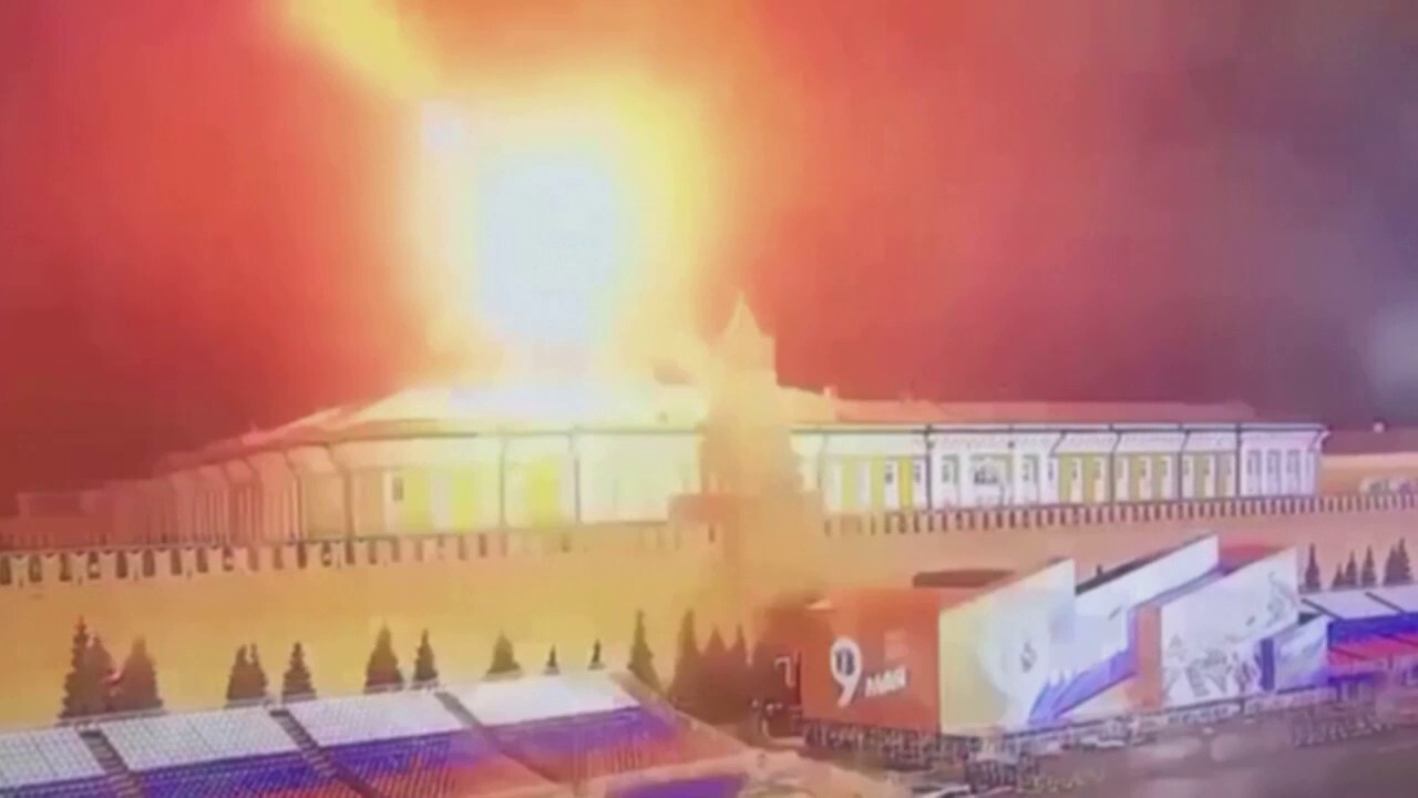 Russian video purports to show drone shot down over Kremlin