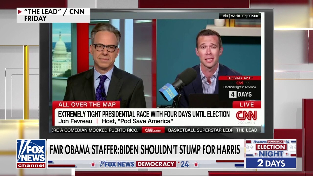 Former Obama staffer suggests Biden shouldn't stump for Harris: This is the 'best thing he can do'