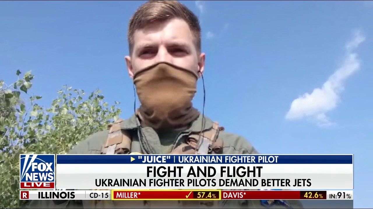 Ukrainian fighter pilot says they need better jets