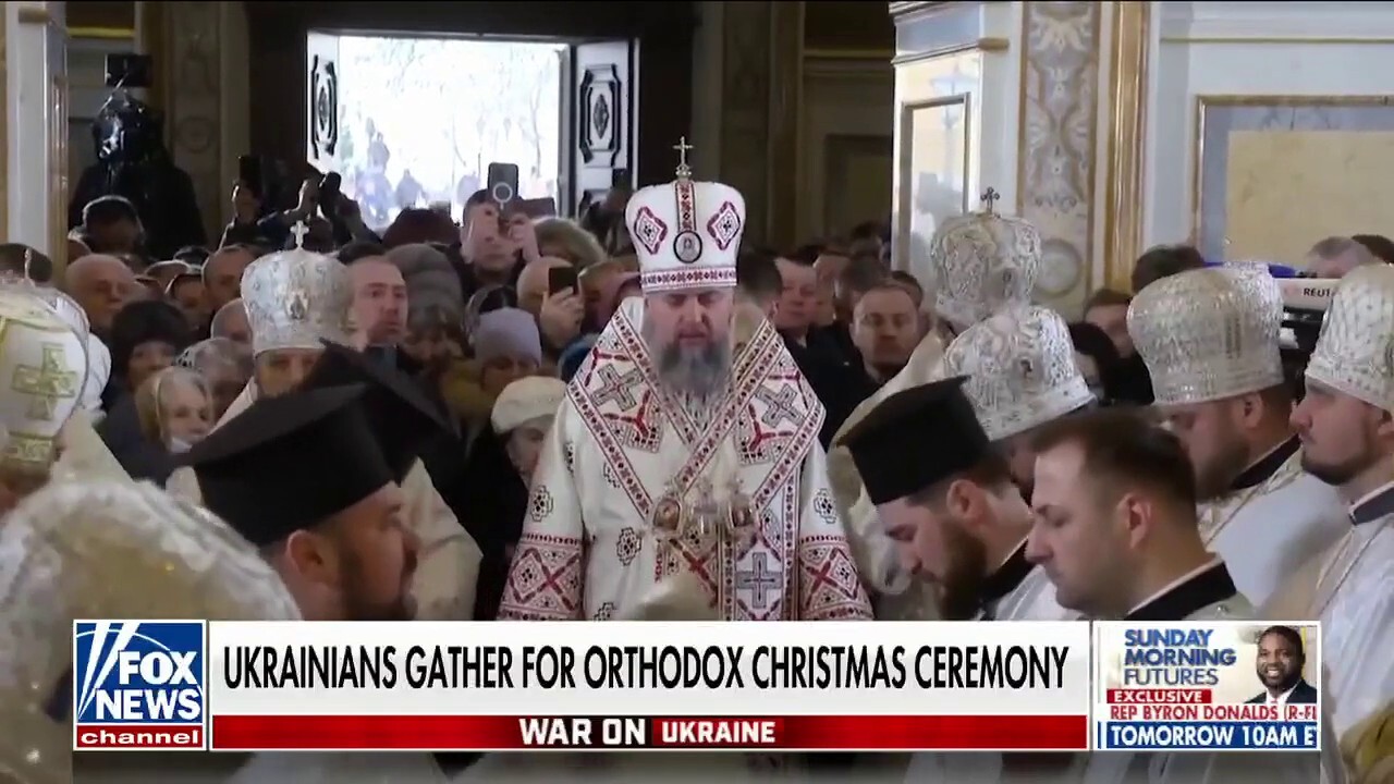 Ukrainians celebrate Orthodox Christmas as war rages against Russia