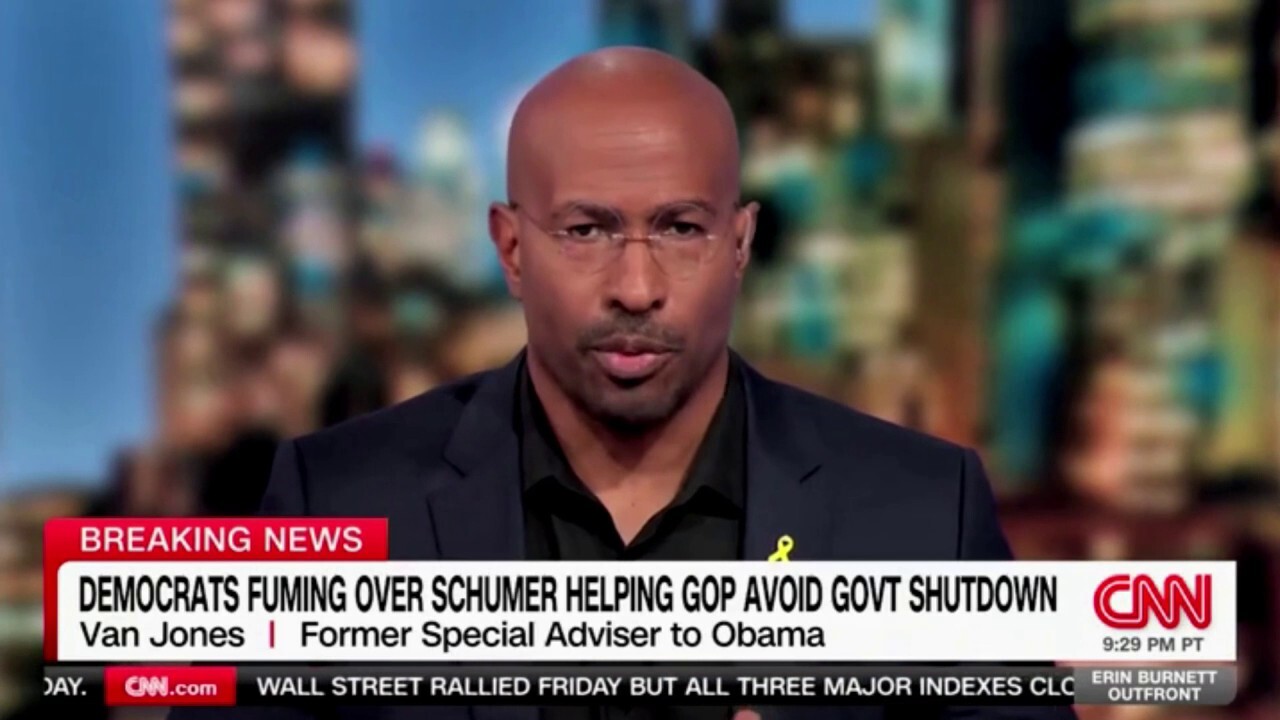 CNN’s Van Jones says Dems unleashing ‘volcanic anger’ towards Schumer for caving on spending bill