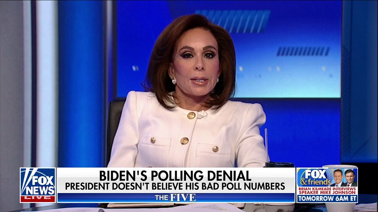  ‘The Five’ co-hosts discuss how President Biden and his administration are in denial about his poor poll numbers.