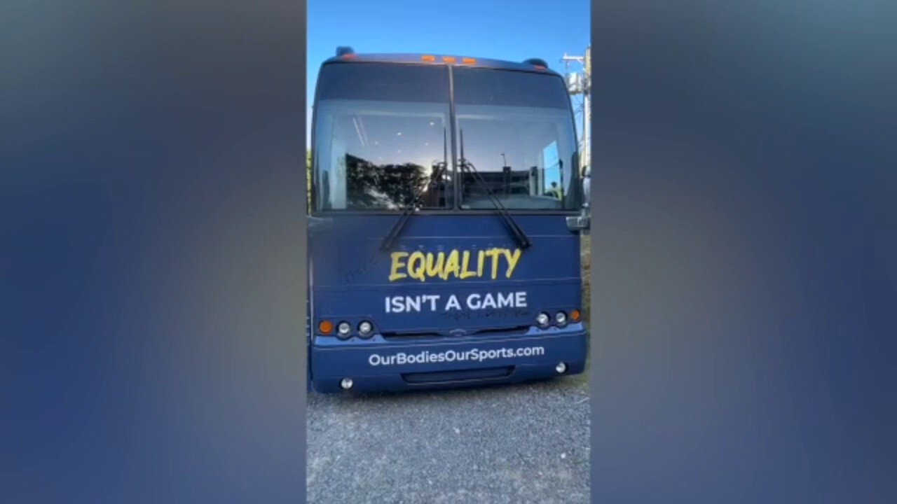IWF bus vandalized by pro-trans activists: 'Transphobic p****ies'