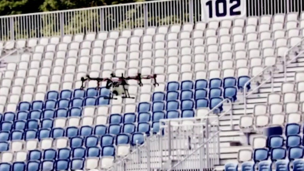 Company develops drone to clean stadiums in 3 hours 