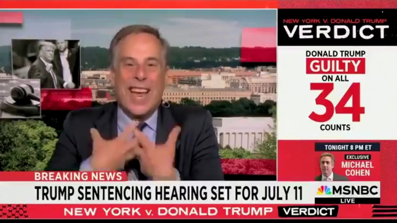 'A day for celebration:' MSNBC guest thrilled over Trump's guilty criminal trial verdict 