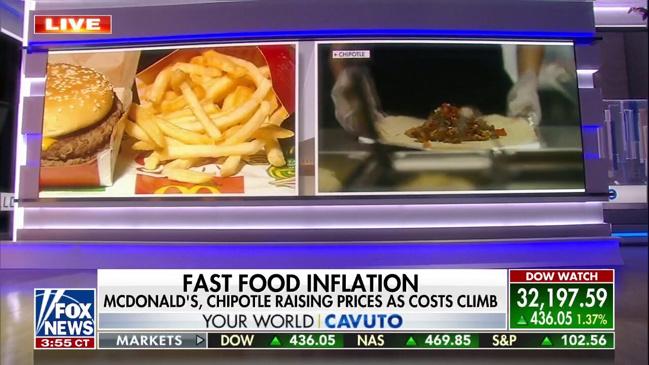 Inflation now hitting your favorite fast food 