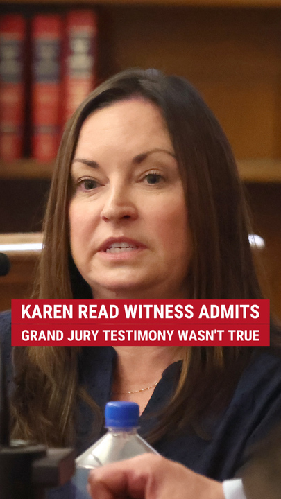 Karen Read's witnesser  admits her expansive  assemblage   grounds   was not true