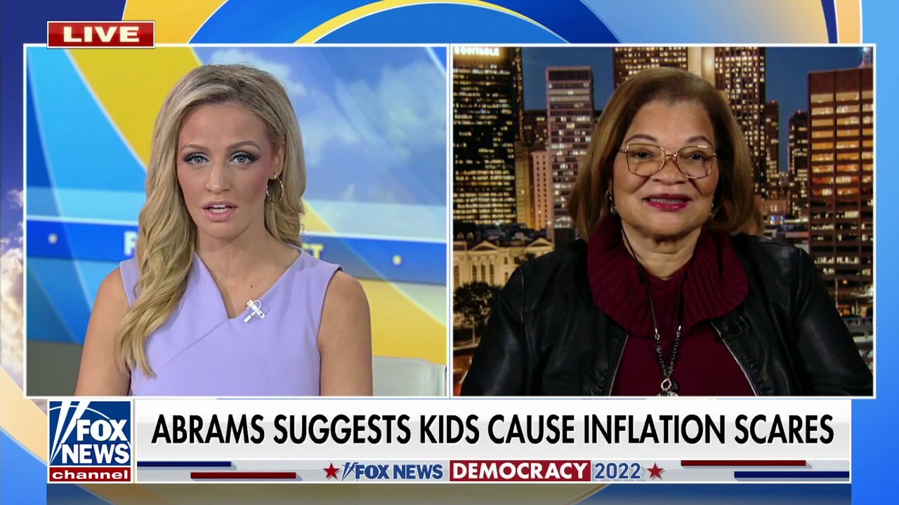 Stacey Abrams is 'fear-mongering' after tying abortion to inflation: Alveda King