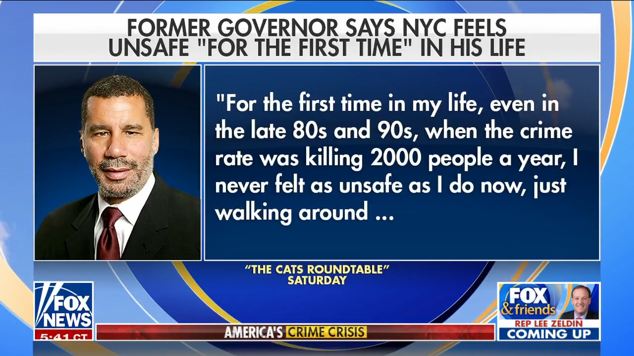 Former Democrat governor says he’s never felt this unsafe in NYC
