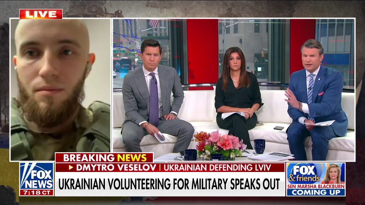 Ukrainian volunteering for military speaks out
