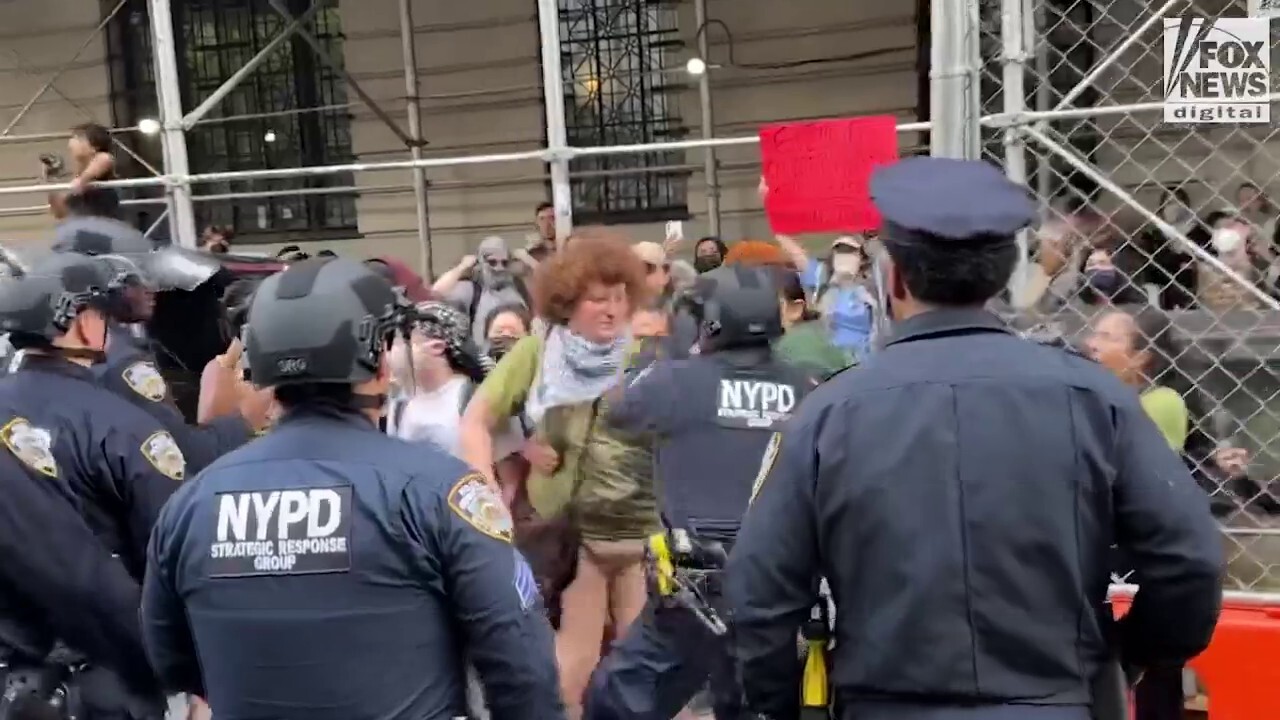 NYPD make arrests during anti-Israel march and secure scene near Met Gala