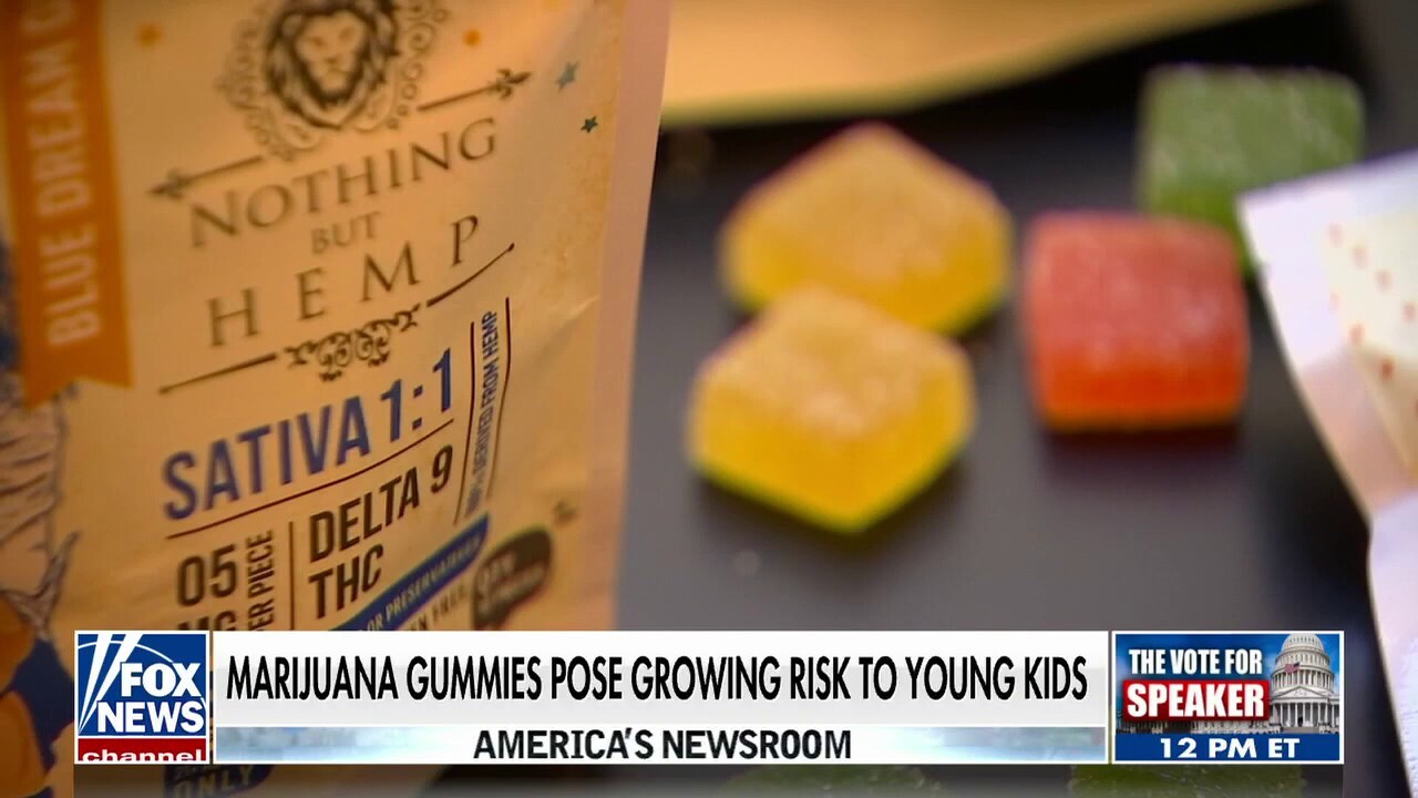Marijuana gummies putting children, toddlers at risk