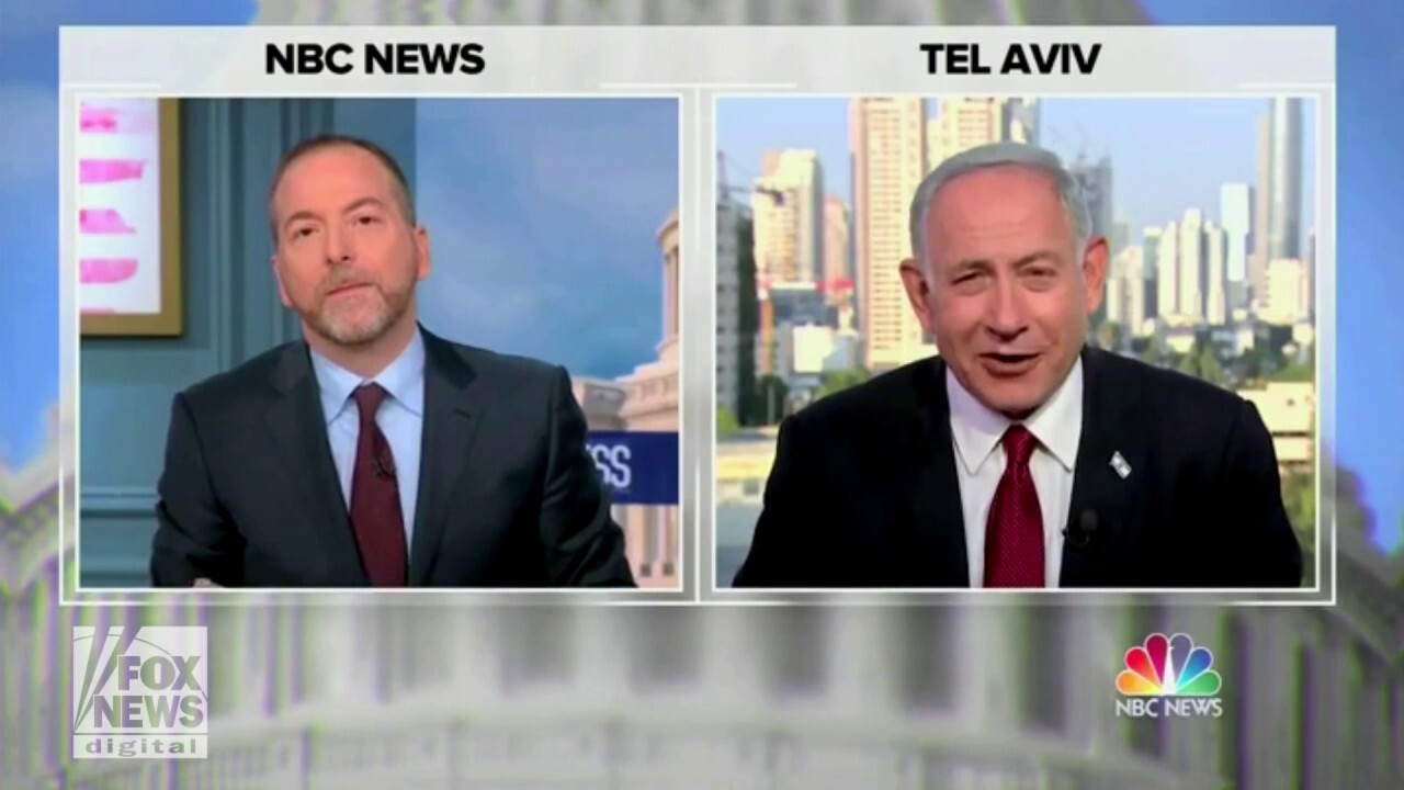 Benjamin Netanyahu refuses to answer 'landmine' question from Chuck Todd: 'Keep trying'