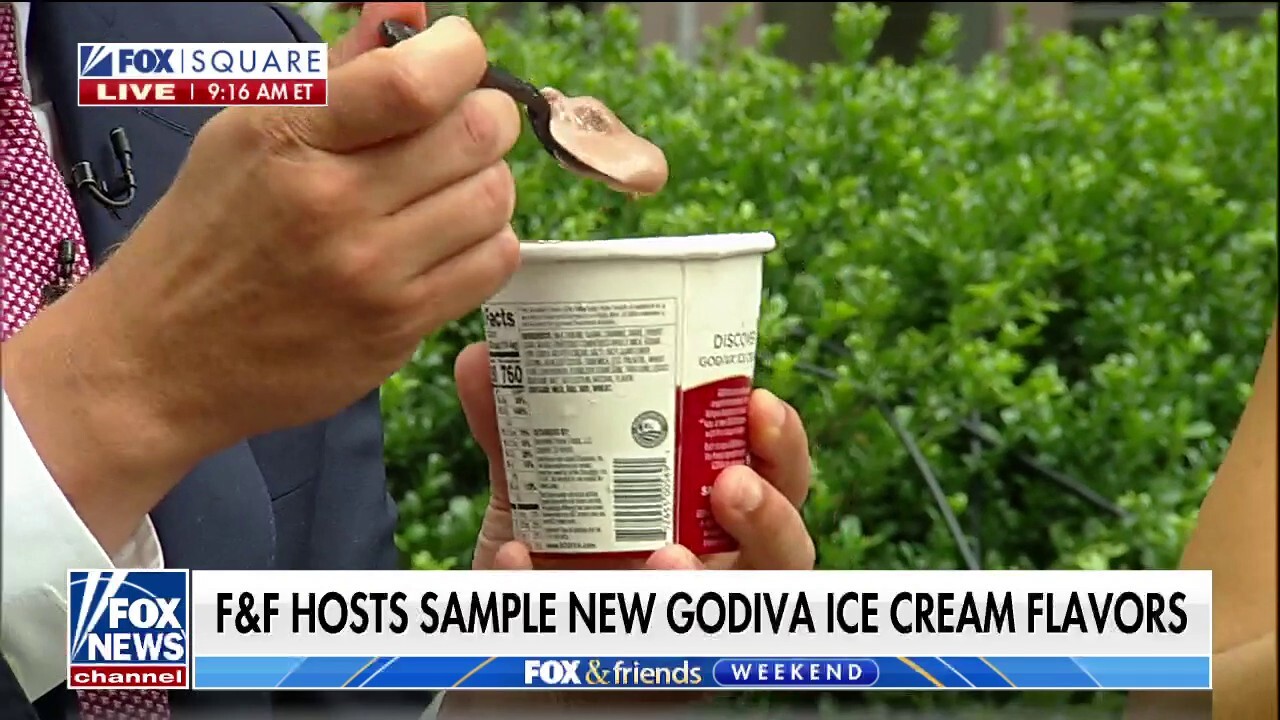 'Fox & Friends Weekend' hosts test Godiva's new ice cream flavors