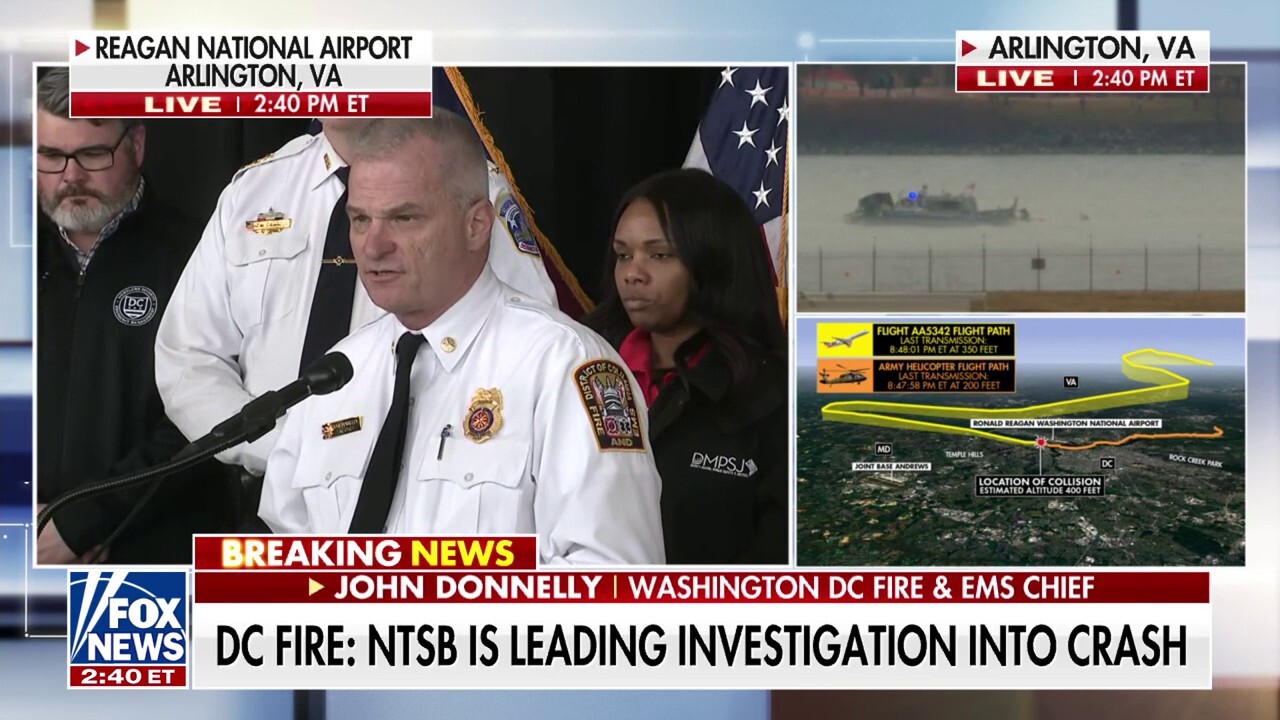 DC officials say 41 sets of remains recovered in aircraft collision