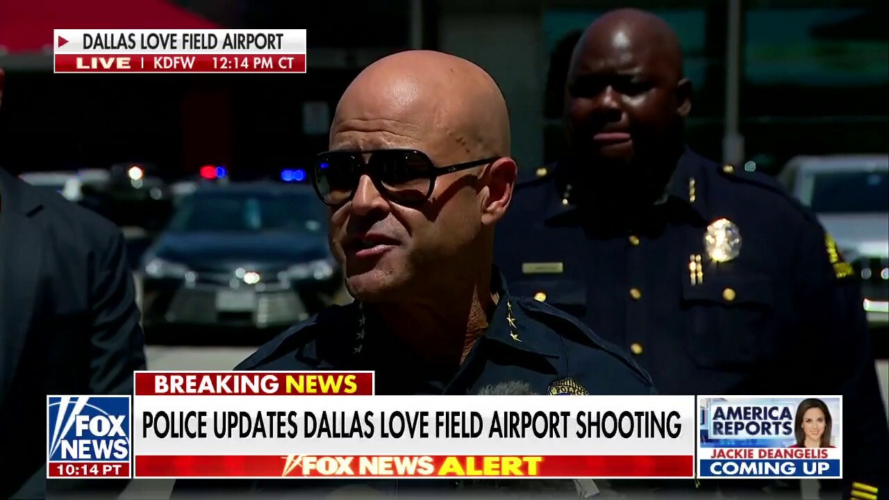 Dallas police chief provides update on Love Field Airport shooting