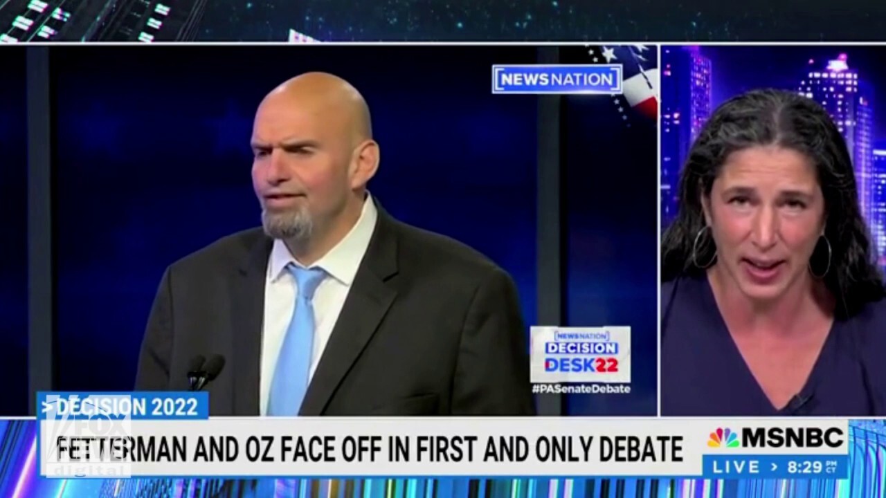 MSNBC guest says Fetterman-Oz debate was a 'remarkable' example of 'transparency'