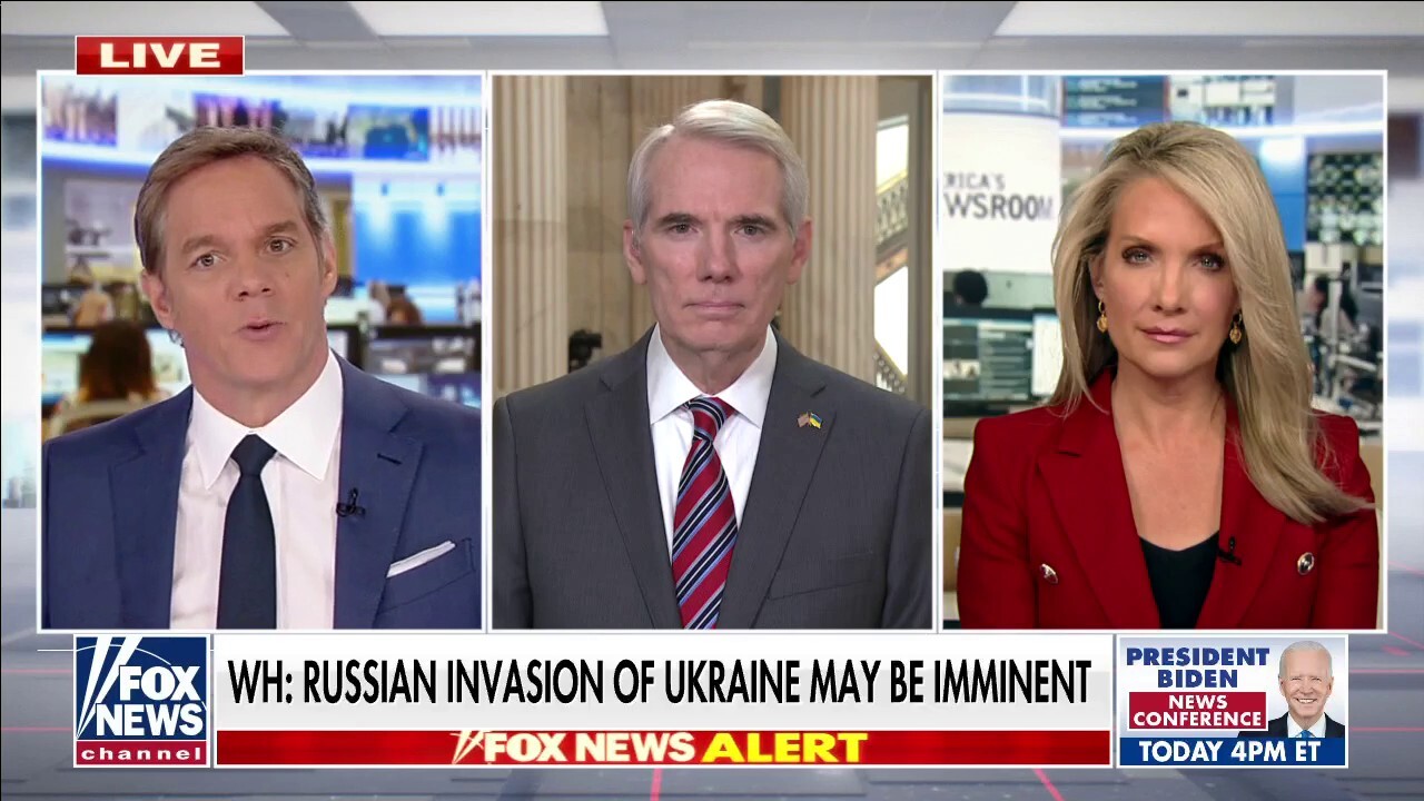 Sen. Rob Portman warns Russia the US stands 'unequivocally' with Ukraine as possible invasion looms