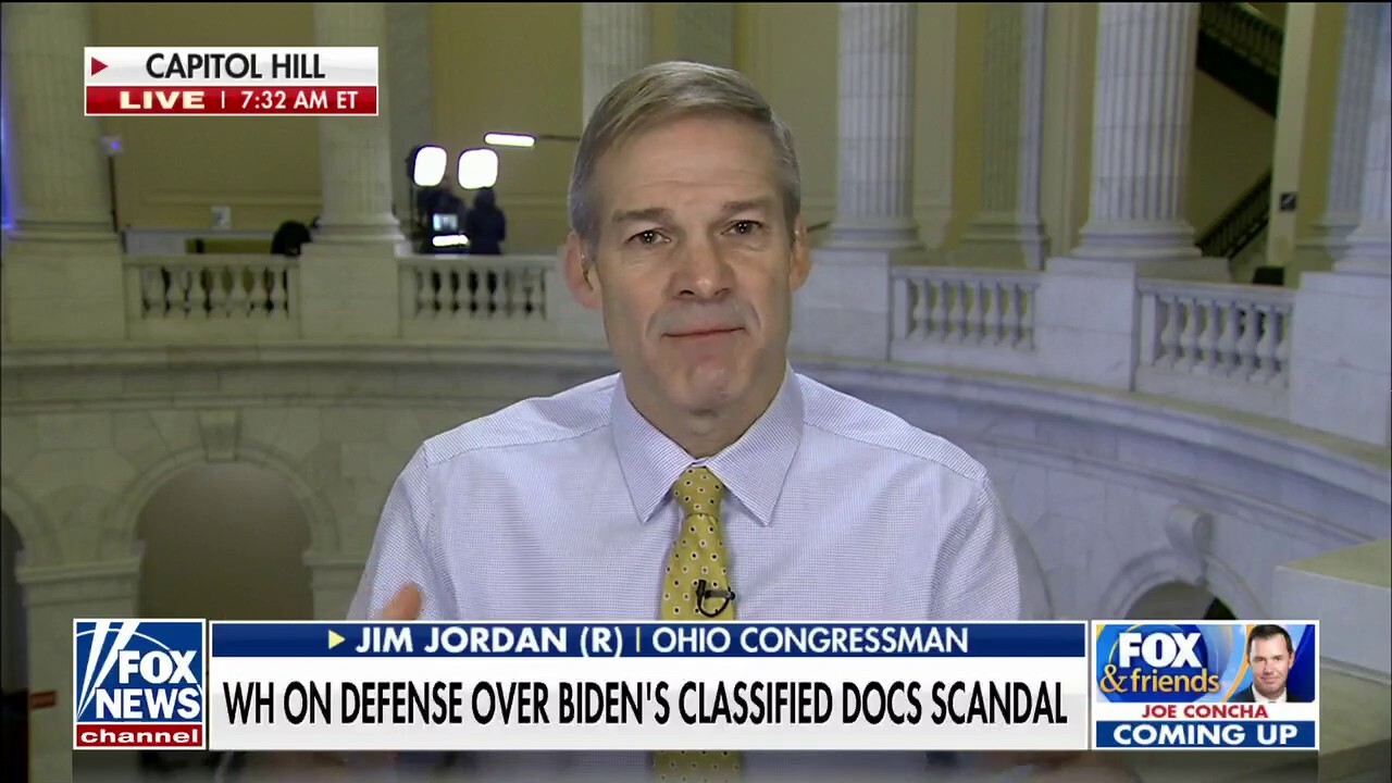 ‘Double standard’ in Biden’s classified documents drama is ‘obvious’: Rep. Jim Jordan
